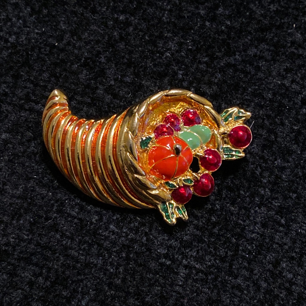 Cornucopia Brooch